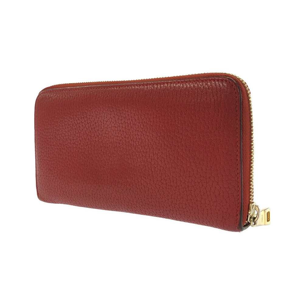 Chloe Round Zipper Long Wallet Turnlock